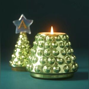 Anthropologie Christmas Candle